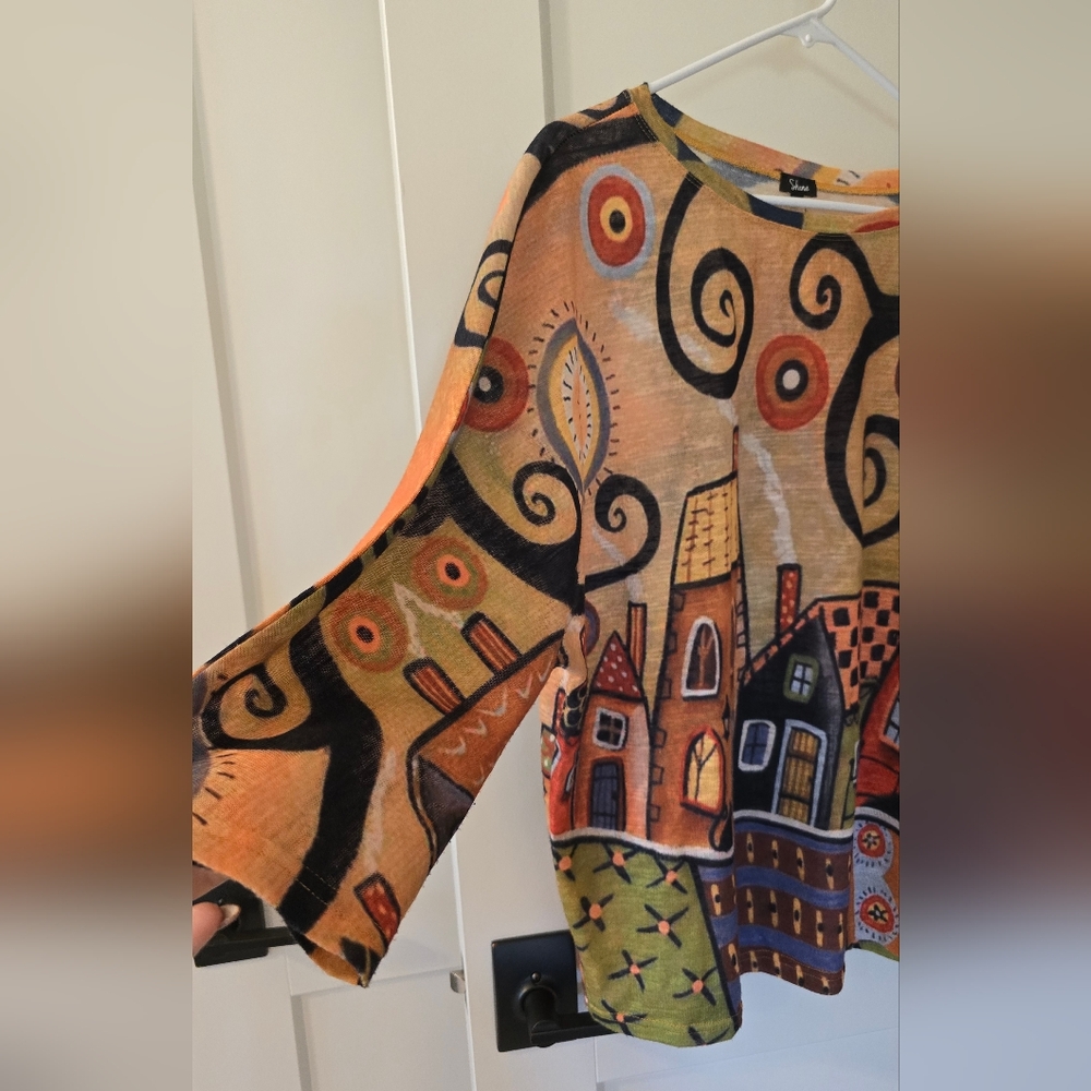 Shane Colorful Artistic Quality Sweater XL - Picture 2 of 6